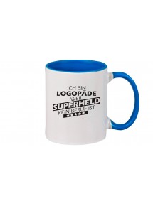 Kaffeepott Ich bin Logopäde, weil Superheld kein Beruf ist