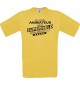 Männer-Shirt Ich bin Animateur, weil Superheld kein Beruf ist, gelb, Größe L