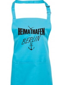 Kochschürze, Heimathafen Berlin, Farbe turquoise