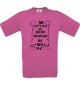 Männer-Shirt zur besten Stuckateurin der Welt, pink, Größe L