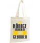 Shopping Bag Organic Zen, Shopper Könige werden im Juni geboren,