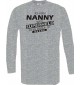 Longshirt Ich bin Nanny, weil Superheld kein Beruf ist