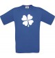 Kinder-Shirt süßes Kleeblatt, Glücksbringer kult, Größe 104-164