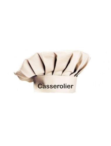 Kochmütze Casserolier Abwascher Küchhilfe ideal für Gastro, Farbe khaki