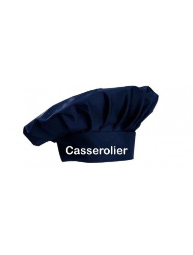 Kochmütze Casserolier Abwascher Küchhilfe ideal für Gastro, Farbe navy