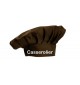Kochmütze Casserolier Abwascher Küchhilfe ideal für Gastro, Farbe toffee