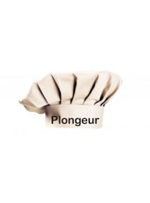 Kochmütze Plongeur Abwascher Küchhilfe ideal für Gastro, Farbe khaki