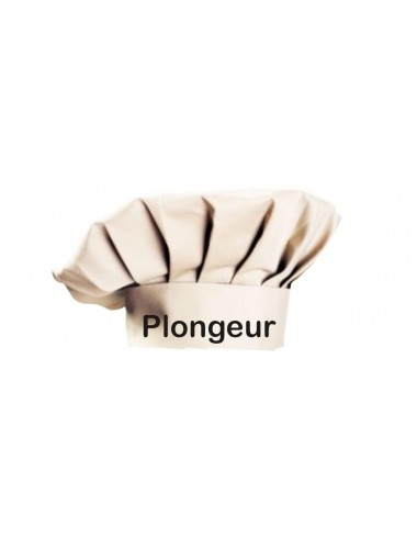 Kochmütze Plongeur Abwascher Küchhilfe ideal für Gastro, Farbe khaki
