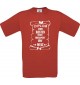 Männer-Shirt Diplom zum besten Ergotherapeut der Welt, rot, Größe L