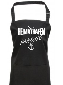 Kochschürze, Heimathafen Hamburg, Farbe black