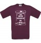 Männer-Shirt Diplom zum besten Sozialhelfer der Welt, burgundy, Größe L