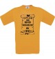Männer-Shirt Diplom zum besten Sozialhelfer der Welt, orange, Größe L