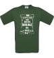 Männer-Shirt Diplom zum besten Biologe der Welt, grün, Größe L