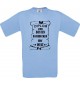Männer-Shirt Diplom zum besten Dachdecker der Welt, hellblau, Größe L