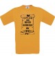 Männer-Shirt Diplom zum besten Dachdecker der Welt, orange, Größe L