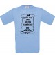 Männer-Shirt Diplom zum besten Verkäufer der Welt, hellblau, Größe L