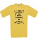 Männer-Shirt Diplom zum besten Handwerker der Welt, gelb, Größe L