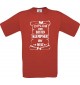 Männer-Shirt Diplom zum besten Klempner der Welt, rot, Größe L