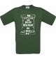 Männer-Shirt Diplom zum besten Müllmann der Welt, grün, Größe L