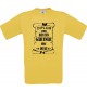 Männer-Shirt Diplom zum besten Gärtner der Welt, gelb, Größe L