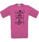 Männer-Shirt Diplom zum besten Metallbauer der Welt, pink, Größe L