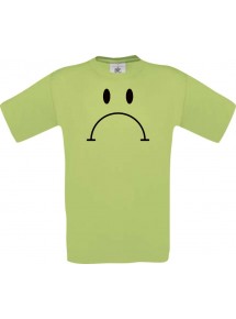 Unisex T-Shirt Moustache bad Smiley, Kult, , Größe: S- XXXL