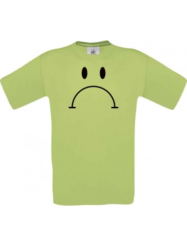 Unisex T-Shirt Moustache bad Smiley, Kult, , Größe: S- XXXL