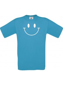 Unisex T-Shirt Moustache lustiger Smiley, Kult, , Größe: S- XXXL