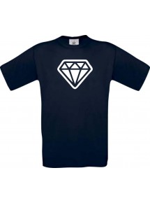 TOP Kinder-Shirt mit tollem Motiv Diamant, Farbe blau, Größe 104
