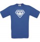 TOP Kinder-Shirt mit tollem Motiv Diamant, Farbe royalblau, Größe 104