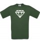 TOP Kinder-Shirt mit tollem Motiv Diamant, Farbe dunkelgruen, Größe 104