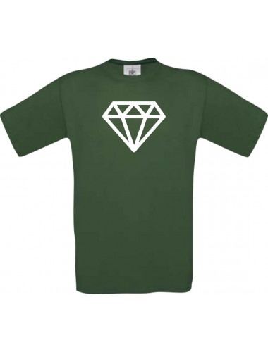 TOP Kinder-Shirt mit tollem Motiv Diamant, Farbe dunkelgruen, Größe 104