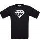 TOP Kinder-Shirt mit tollem Motiv Diamant, Farbe schwarz, Größe 104