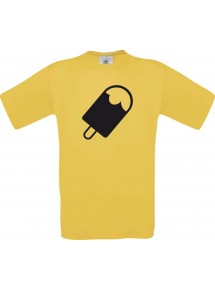 TOP Kinder-Shirt mit tollem Motiv Eis Eis am Stiel, Farbe gelb, Größe 104