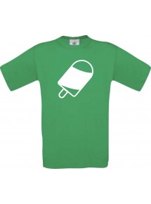 TOP Kinder-Shirt mit tollem Motiv Eis Eis am Stiel, Farbe kellygreen, Größe 104