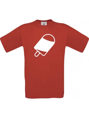 TOP Kinder-Shirt mit tollem Motiv Eis Eis am Stiel, Farbe rot, Größe 104