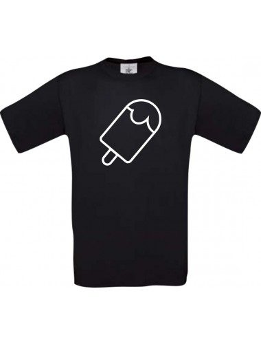 TOP Kinder-Shirt mit tollem Motiv Eis Eis am Stiel, Farbe schwarz, Größe 104