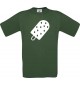 TOP Kinder-Shirt mit tollem Motiv Eis Eis am Stiel, Farbe dunkelgruen, Größe 104