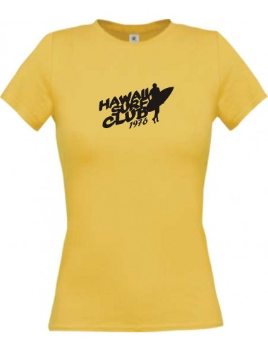 Lady Hawaii Surf Club Beach Style kult, gelb, Größe L