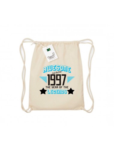 Organic Gymsac Awesome since 1997 the Year of the Legends, Farbe natur