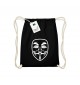 bio Organic Gymsac Anonymous Maske, Farbe schwarz