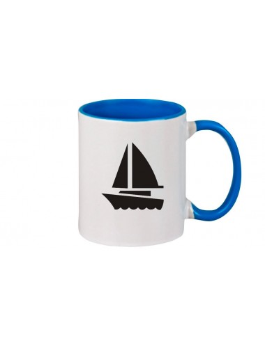 Kaffeepott Segelboot, Jolle, Skipper, Kapitän, royal