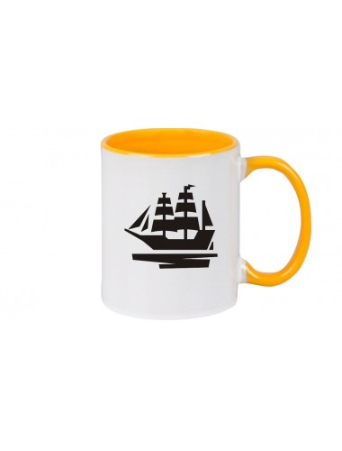 Kaffeepott Segelboot, Boot, Skipper, Kapitän