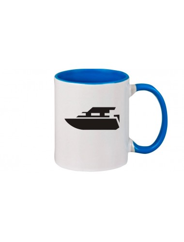 Kaffeepott Motorboot, Yacht, Boot, Skipper, Kapitän, royal
