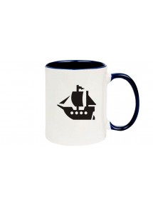 Kaffeepott Winkingerschiff, Boot, Skipper, Kapitän