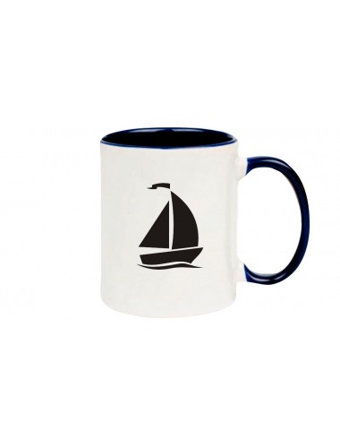 Kaffeepott Segelboot, Jolle, Skipper, Kapitän