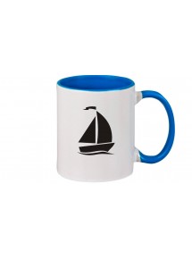 Kaffeepott Segelboot, Jolle, Skipper, Kapitän, royal