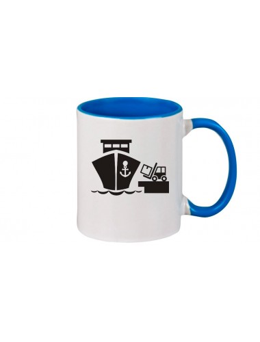 Kaffeepott Frachter, Übersee, Skipper, Kapitän, royal