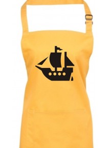 Kochschürze, Winkingerschiff, Boot, Skipper, Kapitän, sunflower
