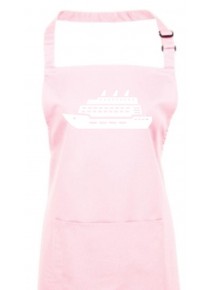 Kochschürze, Kreuzfahrtschiff, Passagierschiff, pink